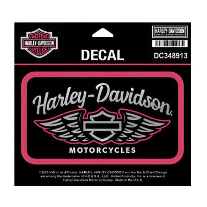 Winged Script Chrome Decal Winged Script Chrome Decal