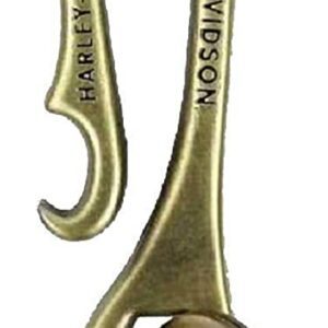 Harley-Davidson® Highest Performance Keychain, Antiqued Brass Plating