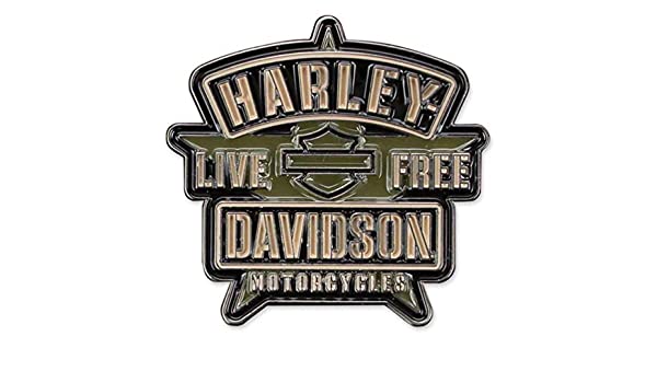 Harley-Davidson® Military H-D Star 2D Die Cast Pin w/ Enamel Black Fill Harley-Davidson® Military H-D Star 2D Die Cast Pin w/ Enamel Black Fill