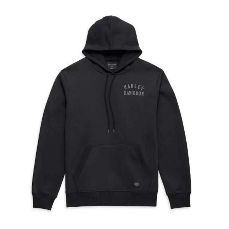 Men's Staple Pullover Fleece Hoodie - Black Men's Staple Pullover Fleece Hoodie - Black