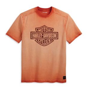 Men's Westcoast Bar & Shield Tee - Vintage Orange