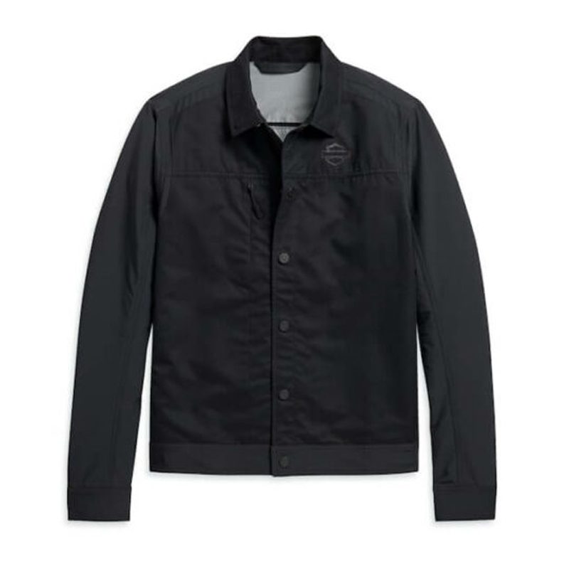 Men’s Zipper Pocket Slim Fit Stretch Jacket