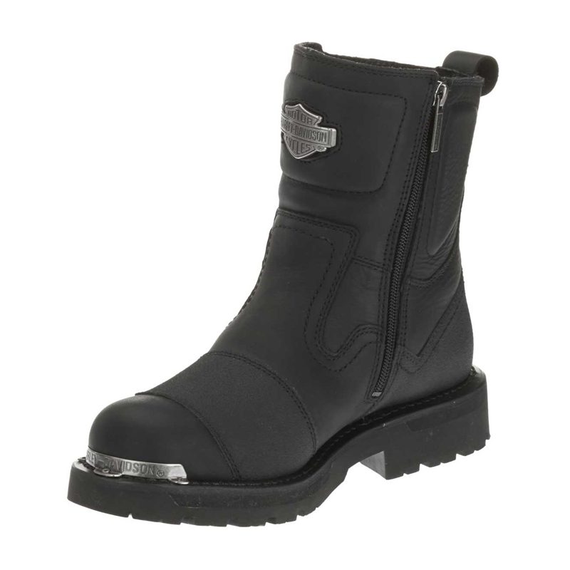 Men's Manifold black leather motorcycle Engineer boot