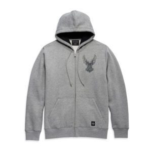 Men's Road Captain Zip-Up Hoodie - Grey Heather