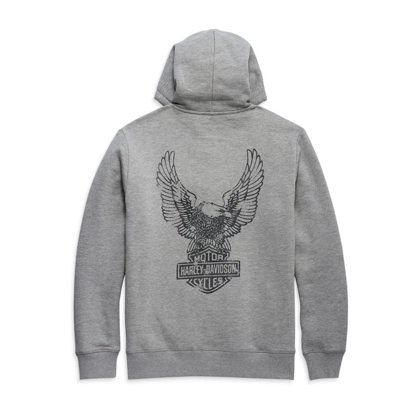 Men's Road Captain Zip-Up Hoodie - Grey Heather
