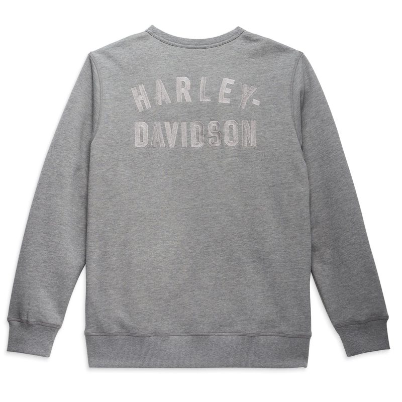 Men's Staple Embroidered Sweatshirt - Heather Grey