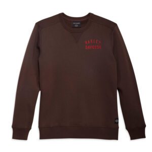 Men’s Staple Embroidered Sweatshirt- Java