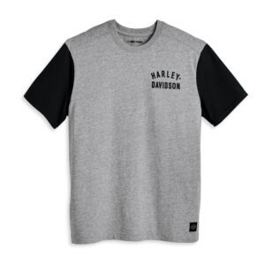 Men’s Staple Colorblock Tee – Colorblocked – Heather Grey