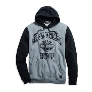 Men's Rev'd Up Pullover Hoodie Grey.