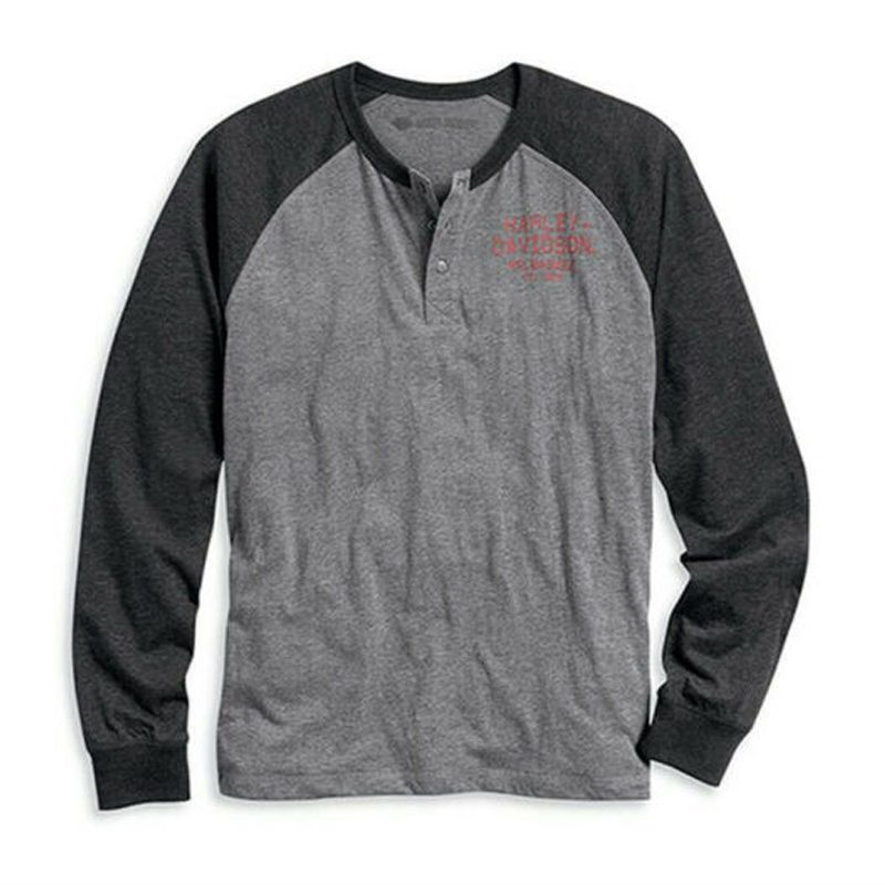 Harley-Davidson Men’s Wrenches Long Sleeve Shirt Henley Harley-Davidson Men’s Wrenches Long Sleeve Shirt Henley
