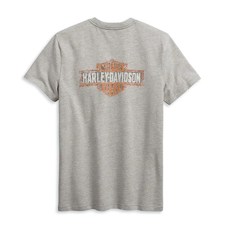 Men’s Distressed Print Logo Tee