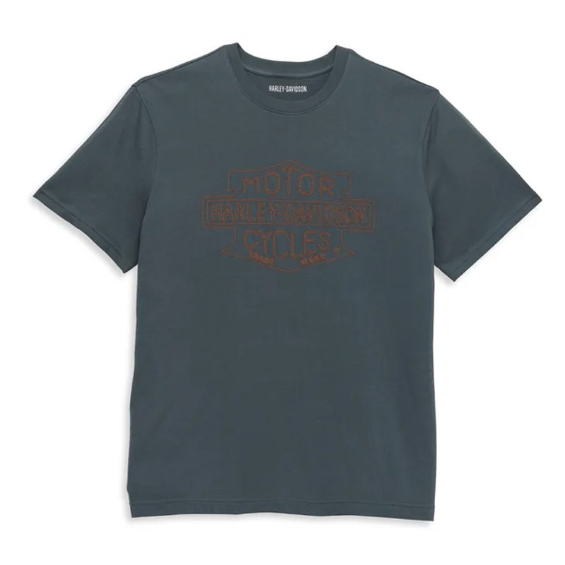 Men's Chain Stitch Bar & Shield Tee