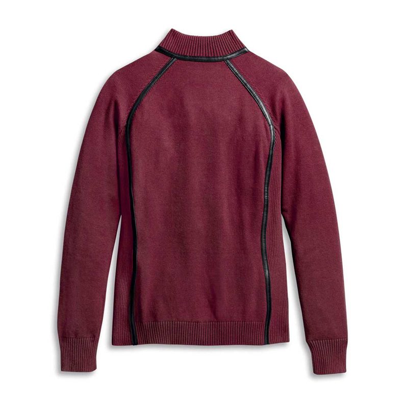 Harley-Davidson® Women's Embroidered 1/4-Zip Ski Sweater