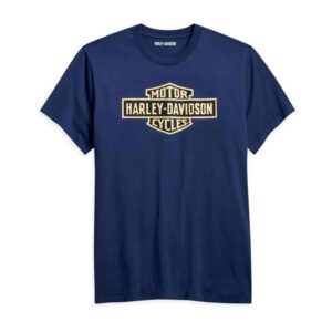 Men'S Bar & Shield Tee blue