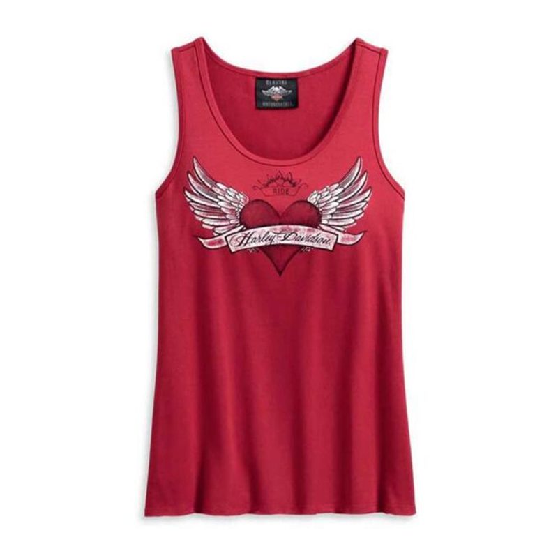 Women’s Winged Heart Sleeveless Tank Top Women’s Winged Heart Sleeveless Tank Top