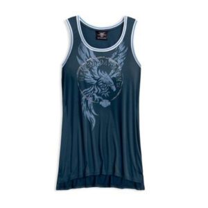 Harley-Davidson® Women's Ringer Neckline Tunic Sleeveless Tank