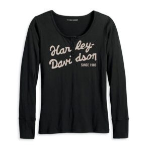 Women's Suspension Scoop Neck Henley