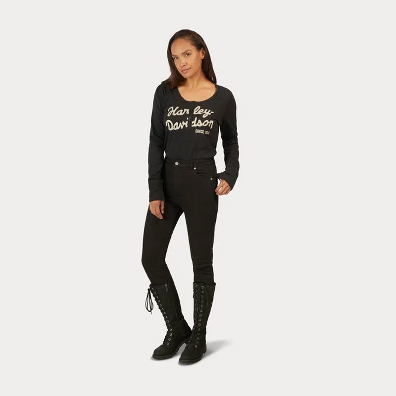 Women's Suspension Scoop Neck Henley