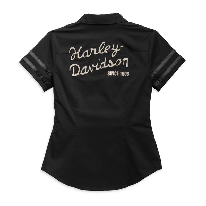 Women's Artisan Zip Front Shirt - Black Beauty.