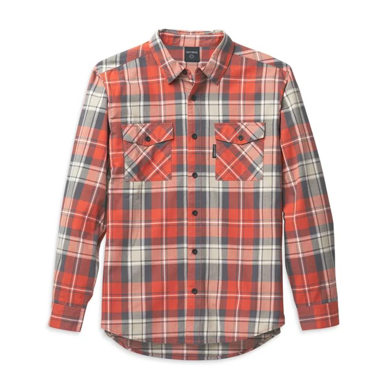 Men's Two Pocket Plaid Flannel Shirt Men's Two Pocket Plaid Flannel Shirt