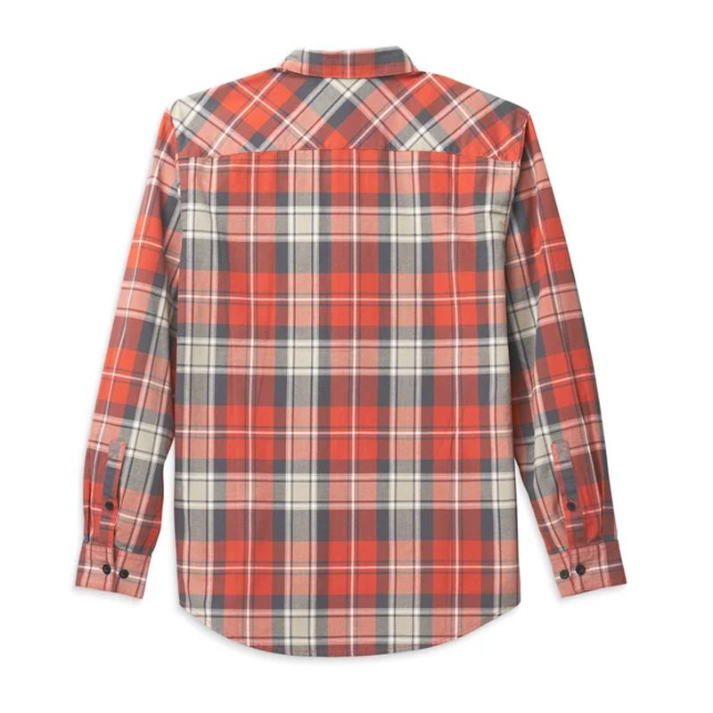 Men's Two Pocket Plaid Flannel Shirt