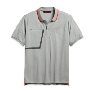 Harley-Davidson® Men's Zippe Pocket Slim Fit Polo