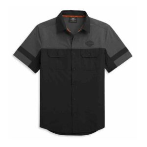 Men’s Vertical Logo Colorblock Shirt