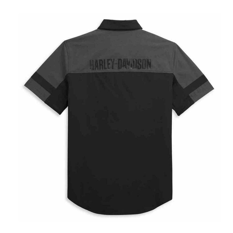 Men’s Vertical Logo Colorblock Shirt