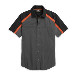 Men’s Vertical Logo Colorblock Shirt