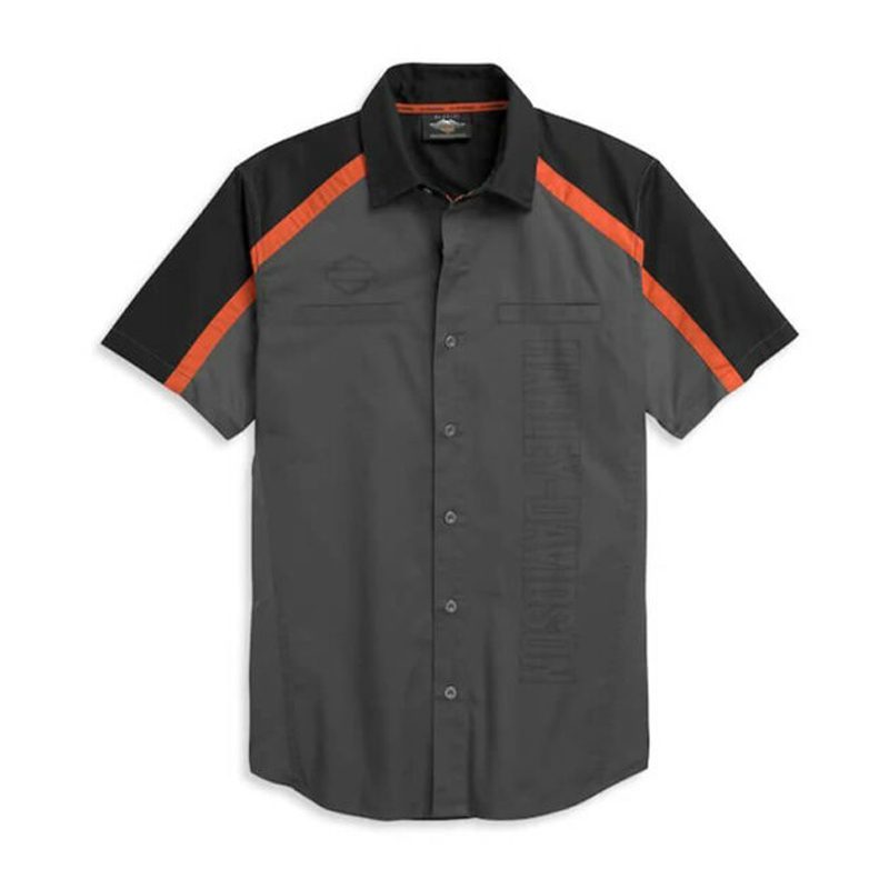 Men’s Vertical Logo Colorblock Shirt Men’s Vertical Logo Colorblock Shirt