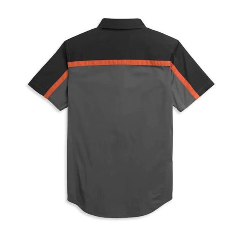 Men’s Vertical Logo Colorblock Shirt
