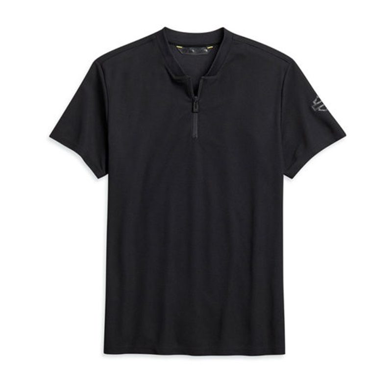 Harley-Davidson® Men’s 1/4-Zip Crewneck Polo Knit