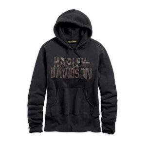 Women’s Studded Graphic Pullover Hoodie