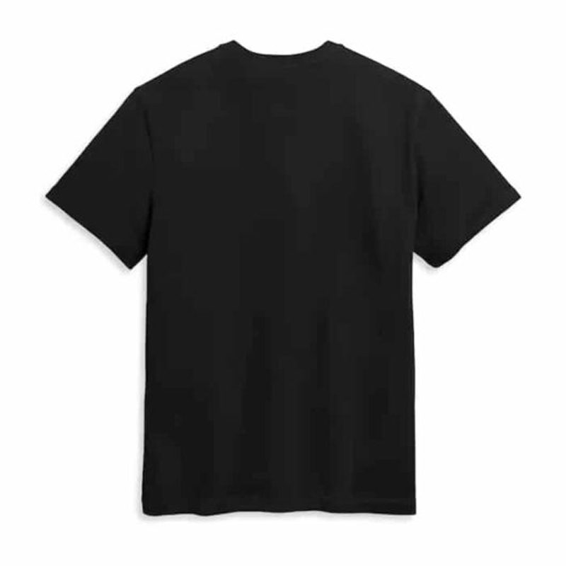 Men’s Vertical Stripe Bar & Shield Logo Tee