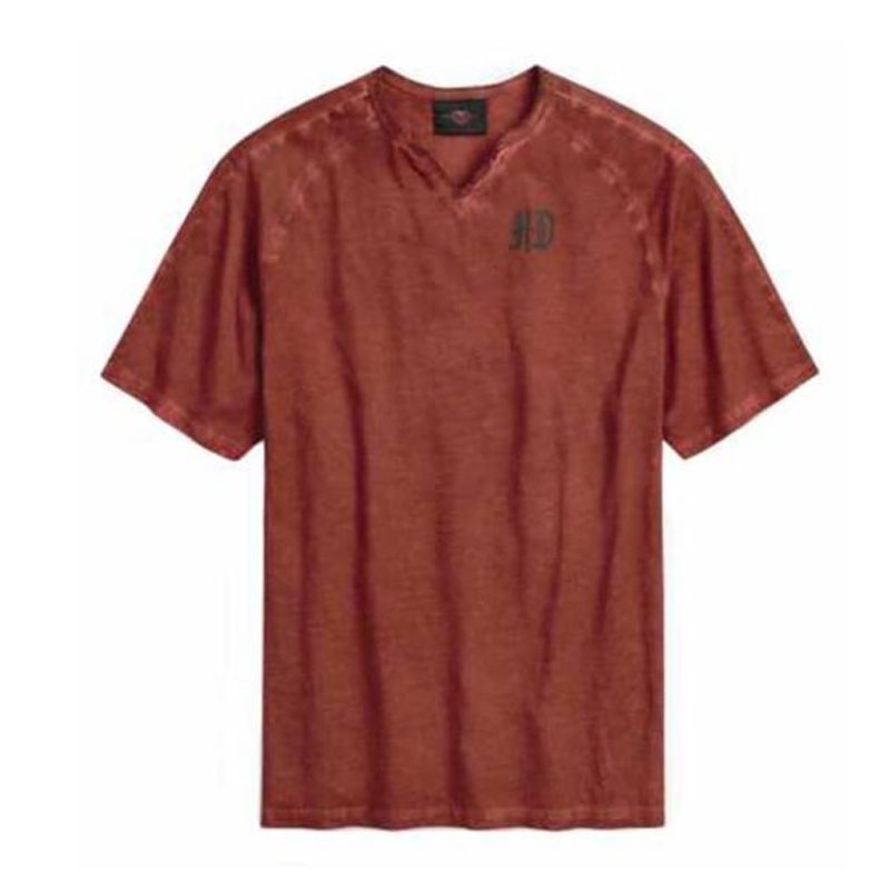 Men’s T-Shirt Eagle Notch Neck red Men’s T-Shirt Eagle Notch Neck red