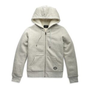 Women's Road Home Sherpa Lined Zip Front Fleece - Light Grey Heather