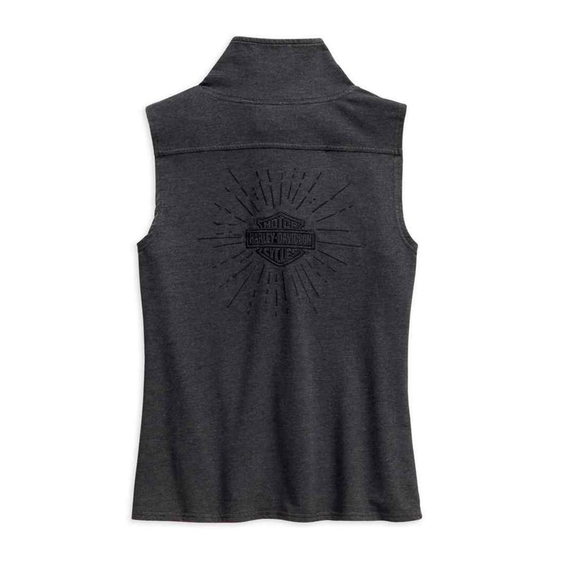 Harley-Davidson® Women's Laced Front Sleeveless Knit Top