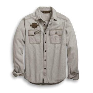 Harley-Davidson Men’s Logo Chambray Shirt
