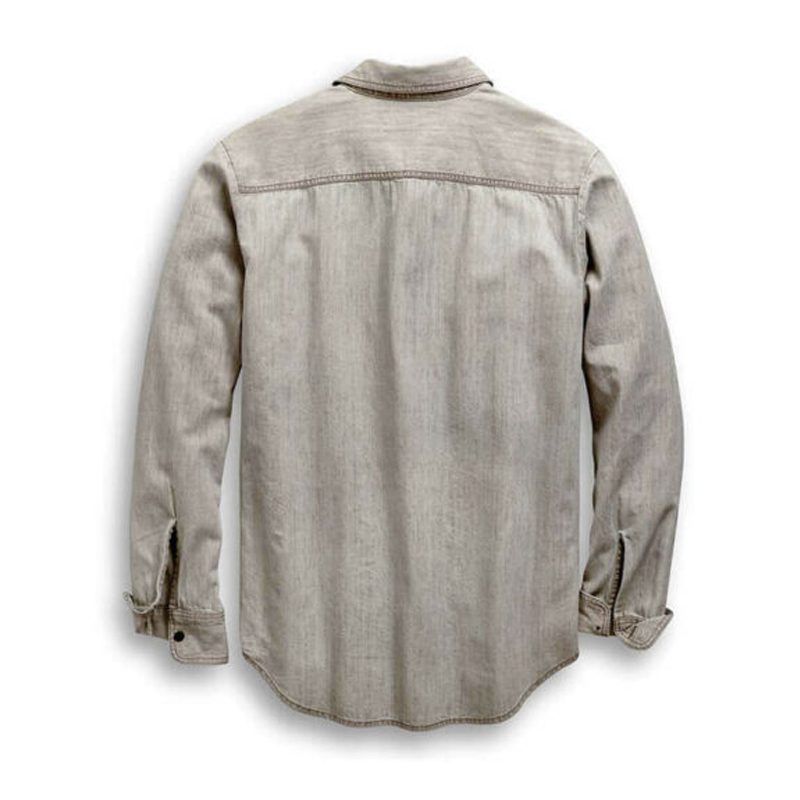 Harley-Davidson Men’s Logo Chambray Shirt