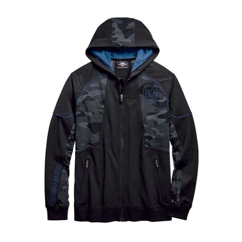 Harley-Davidson® Men's Camo Full Zip Hoodie