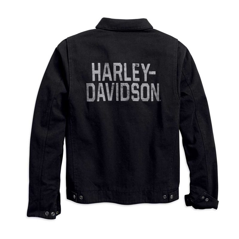 Men's Winged Logo Slim Fit Casual Jacket