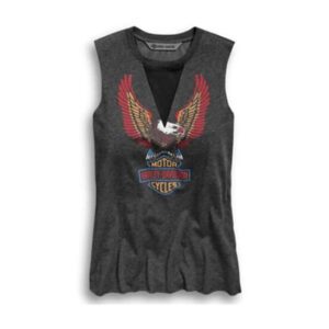Harley Women's Eagle Top w/ Mesh