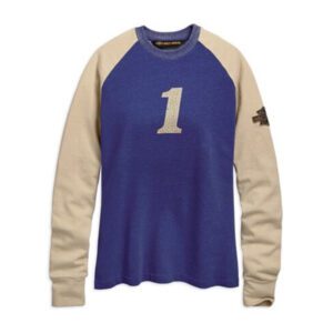 Harley-Davidson® Women's Felt Letter Race Jersey Long Sleeve