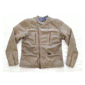 Harley-Davidson® Asymetric Zip Leather Jacket