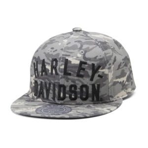Men's Staple Fitted Novelty Cap - Camo - Grey