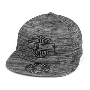 Men’s Bar & Shield Novelty Cap – Charcoal Grey
