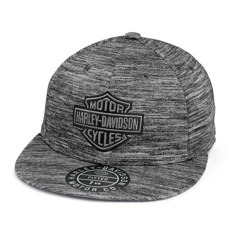 Men’s Bar & Shield Novelty Cap – Charcoal Grey Men’s Bar & Shield Novelty Cap – Charcoal Grey