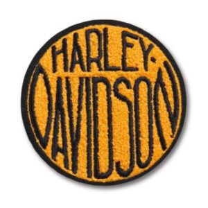 Circle Lock Up Iron-On Patch