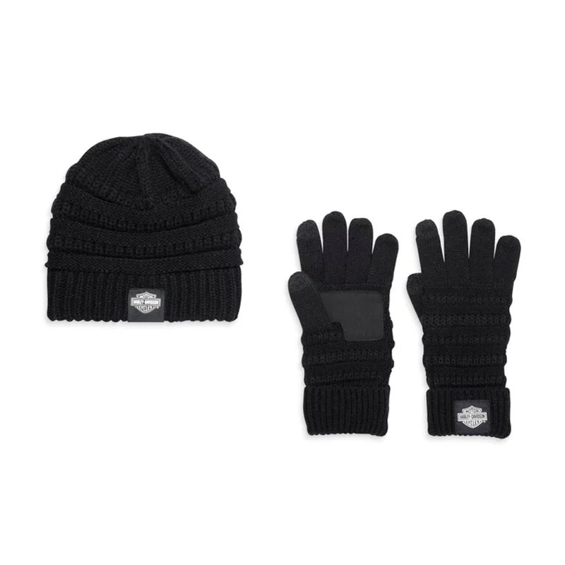 Women's Open Road Knit Hat & Glove Set - Black Beauty Women's Open Road Knit Hat & Glove Set - Black Beauty
