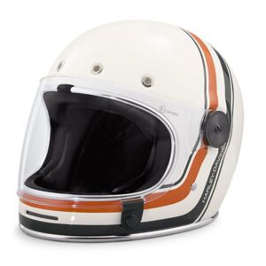 Vintage Stripe Full-Face Helmet